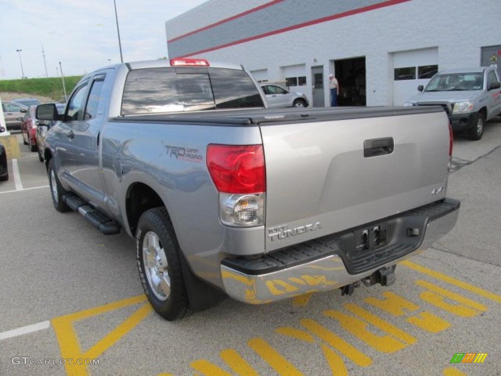 2008 Tundra SR5 TRD Double Cab 4x4 - Silver Sky Metallic / Graphite Gray photo #4