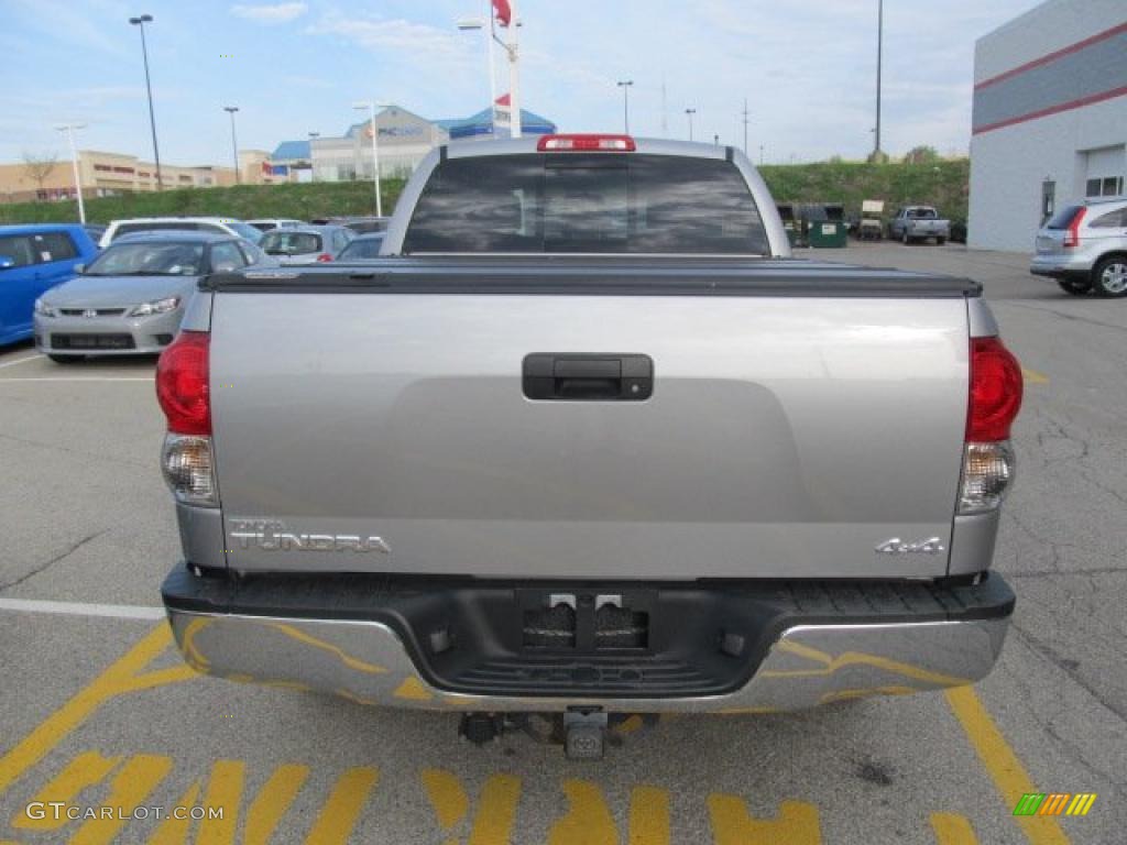 2008 Tundra SR5 TRD Double Cab 4x4 - Silver Sky Metallic / Graphite Gray photo #5