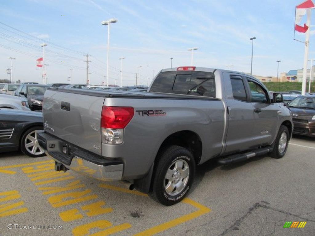 2008 Tundra SR5 TRD Double Cab 4x4 - Silver Sky Metallic / Graphite Gray photo #8