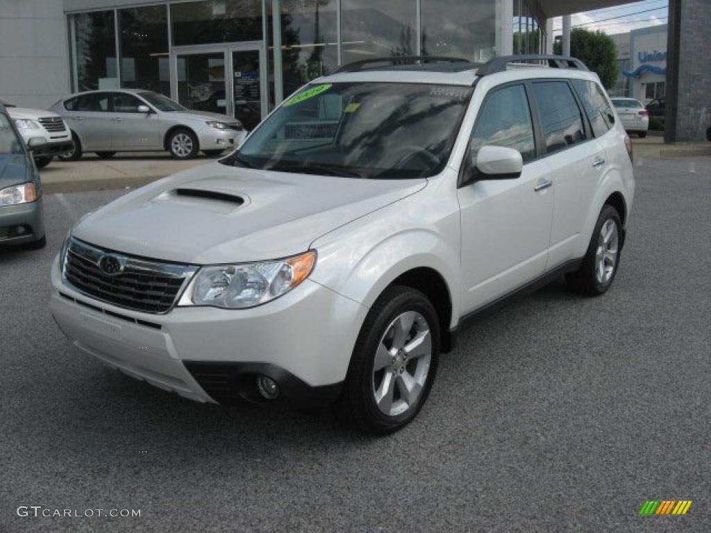 Satin White Pearl 2009 Subaru Forester 2.5 XT Limited Exterior Photo #48544100