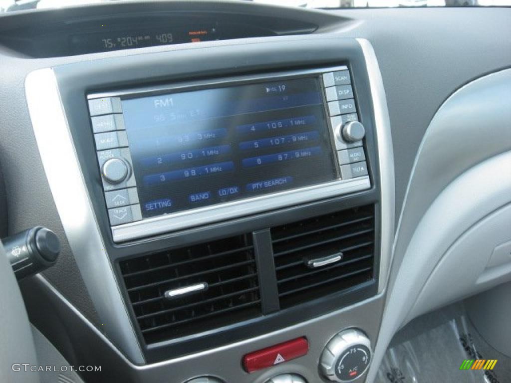 2009 Forester 2.5 XT Limited - Satin White Pearl / Platinum photo #15