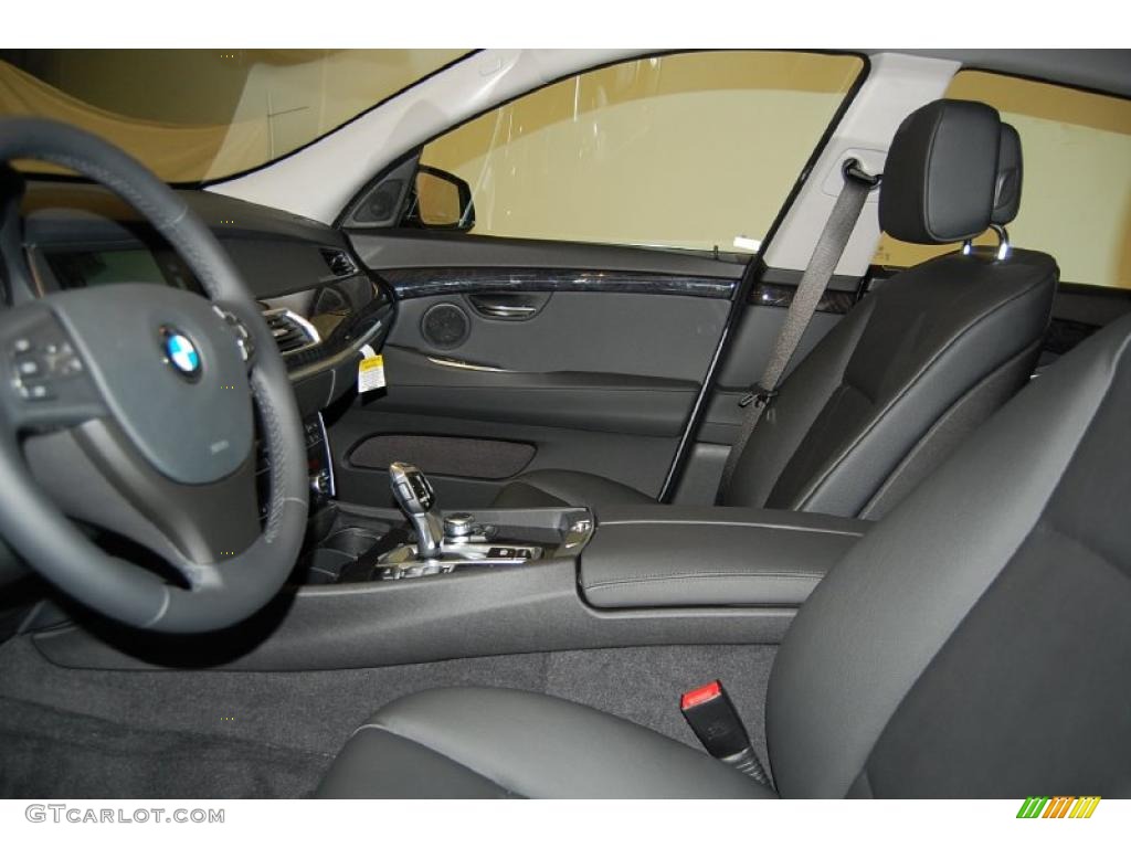 Black Interior 2011 BMW 5 Series 535i Gran Turismo Photo #48544274