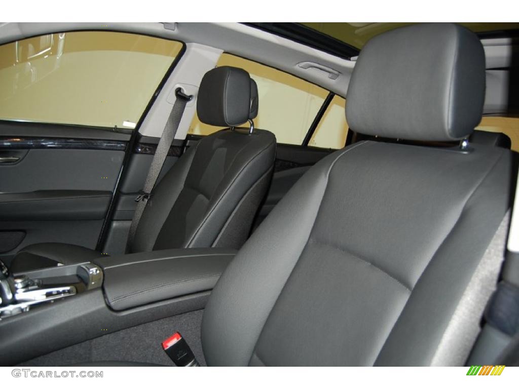 Black Interior 2011 BMW 5 Series 535i Gran Turismo Photo #48544283