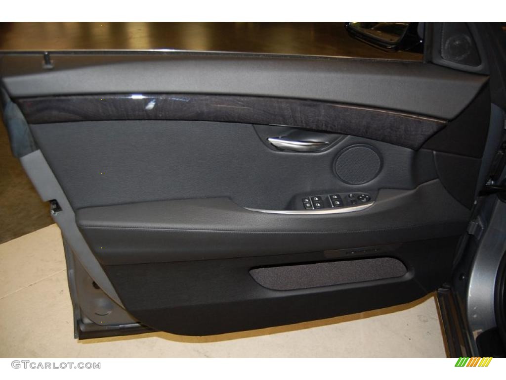 2011 BMW 5 Series 535i Gran Turismo Black Door Panel Photo #48544301