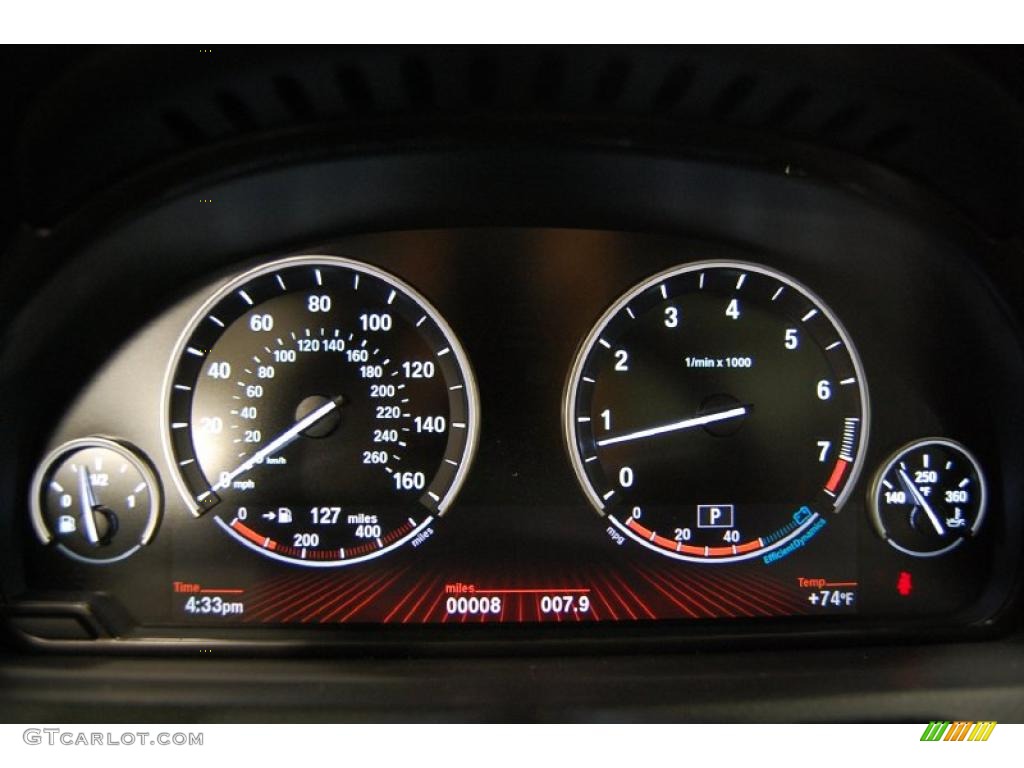2011 BMW 5 Series 535i Gran Turismo Gauges Photo #48544385