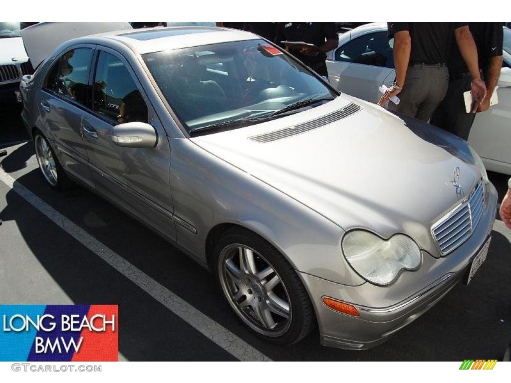 2003 C 240 Sedan - Pewter Silver Metallic / Charcoal photo #1