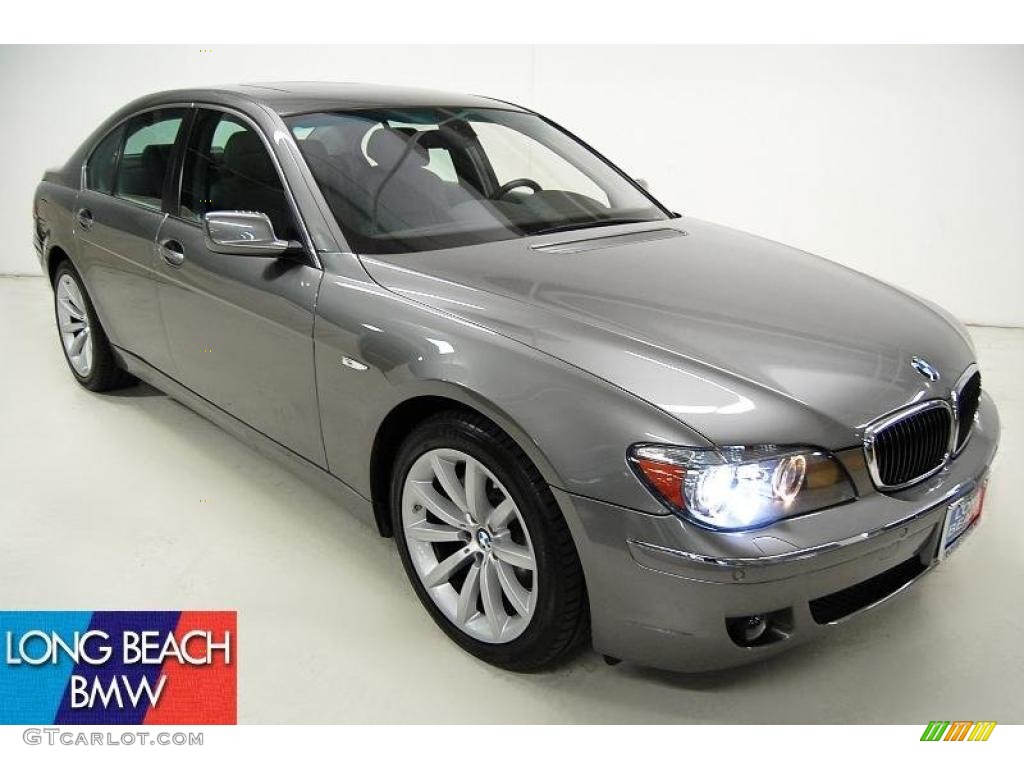 2007 7 Series 750i Sedan - Titanium Grey Metallic / Flannel Grey photo #1