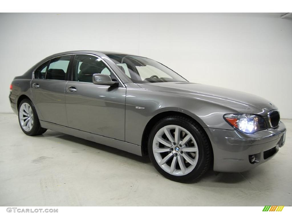 Titanium Grey Metallic 2007 BMW 7 Series 750i Sedan Exterior Photo #48545108