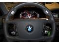 2007 BMW 7 Series Flannel Grey Interior Steering Wheel Photo
