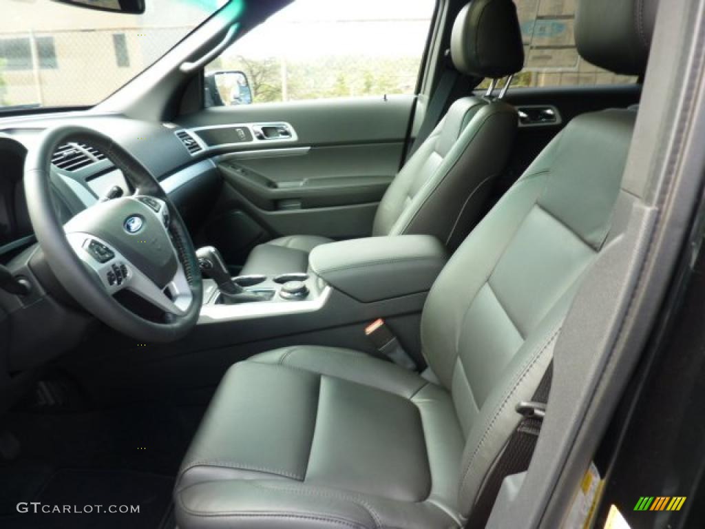 Charcoal Black Interior 2011 Ford Explorer XLT 4WD Photo #48545645