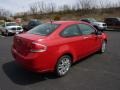 2008 Vermillion Red Ford Focus SE Coupe  photo #2