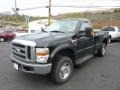 2008 Black Ford F250 Super Duty XLT Regular Cab 4x4  photo #5