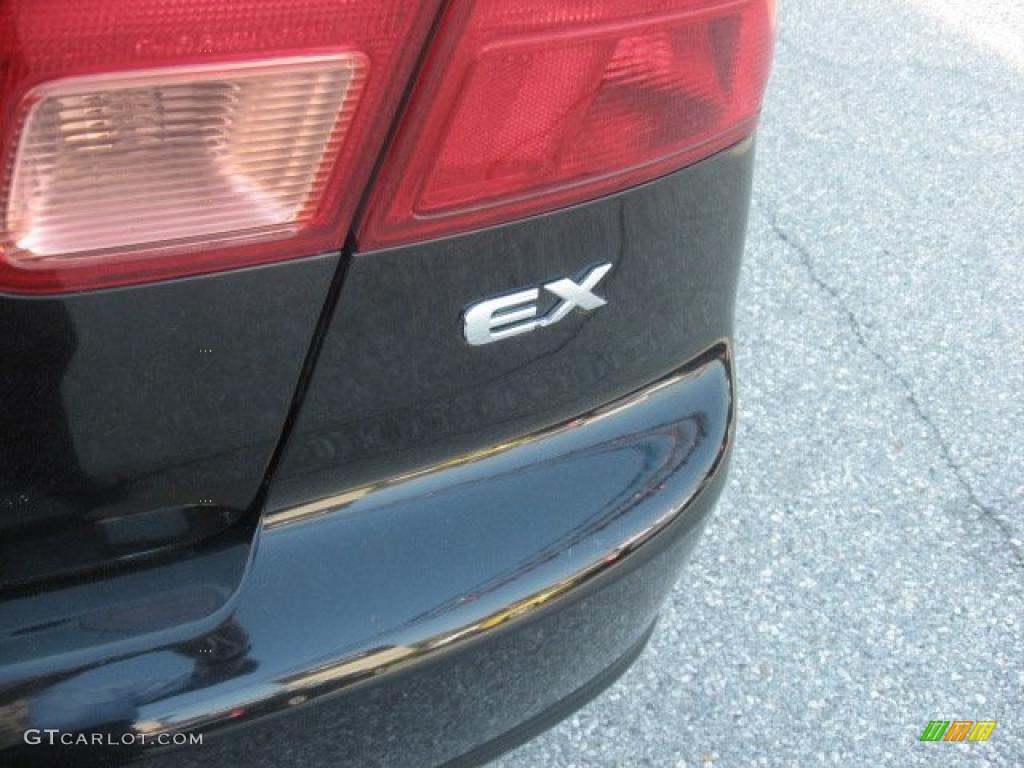 2002 Civic EX Sedan - Nighthawk Black Pearl / Gray photo #30