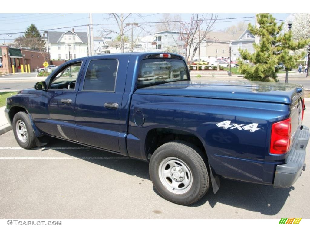 Patriot Blue Pearl 2007 Dodge Dakota ST Quad Cab 4x4 Exterior Photo #48546743