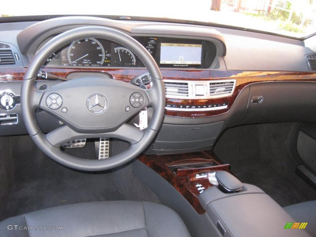 2010 Mercedes-Benz S 400 Hybrid Sedan Black Dashboard Photo #48546992