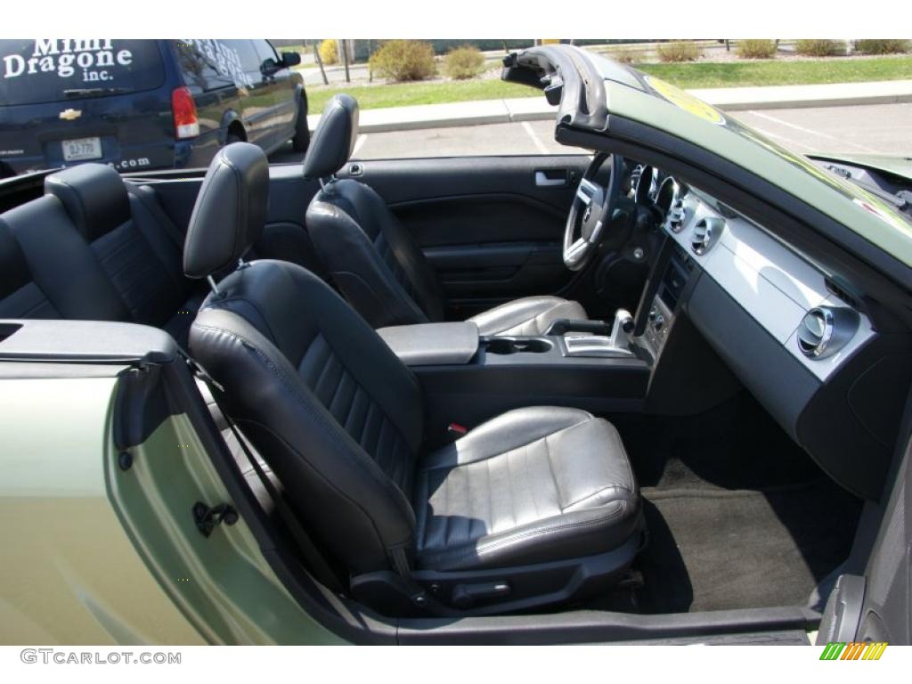 2005 Mustang GT Premium Convertible - Legend Lime Metallic / Dark Charcoal photo #12