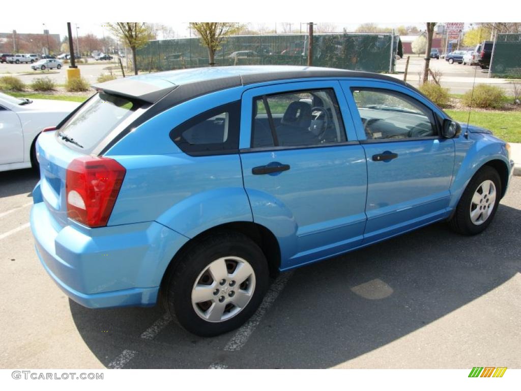 2008 Caliber SE - Surf Blue Pearl / Dark Slate Gray photo #4