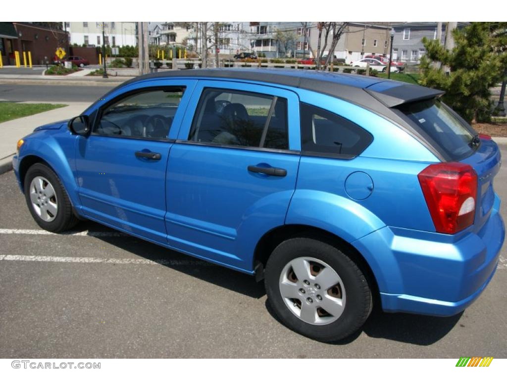 2008 Caliber SE - Surf Blue Pearl / Dark Slate Gray photo #6