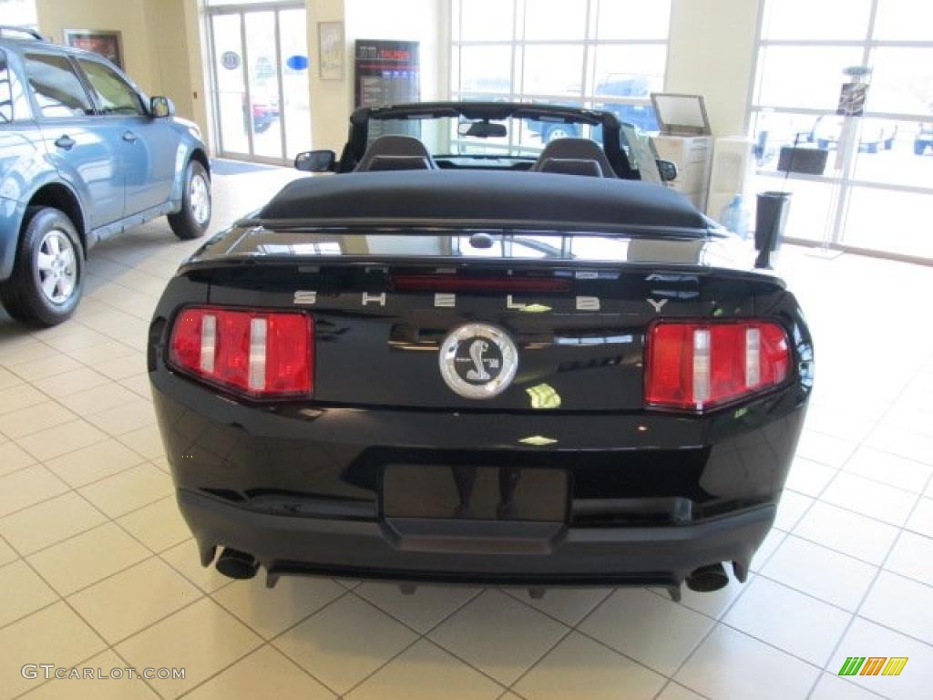 Black 2012 Ford Mustang Shelby GT500 SVT Performance Package Convertible Exterior Photo #48547373