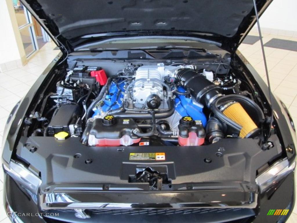 2012 Ford Mustang Shelby GT500 SVT Performance Package Convertible 5.4 Liter Supercharged DOHC 32-Valve Ti-VCT V8 Engine Photo #48547409