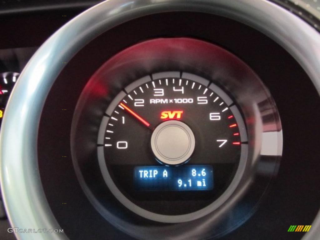 2012 Ford Mustang Shelby GT500 SVT Performance Package Convertible Gauges Photo #48547535