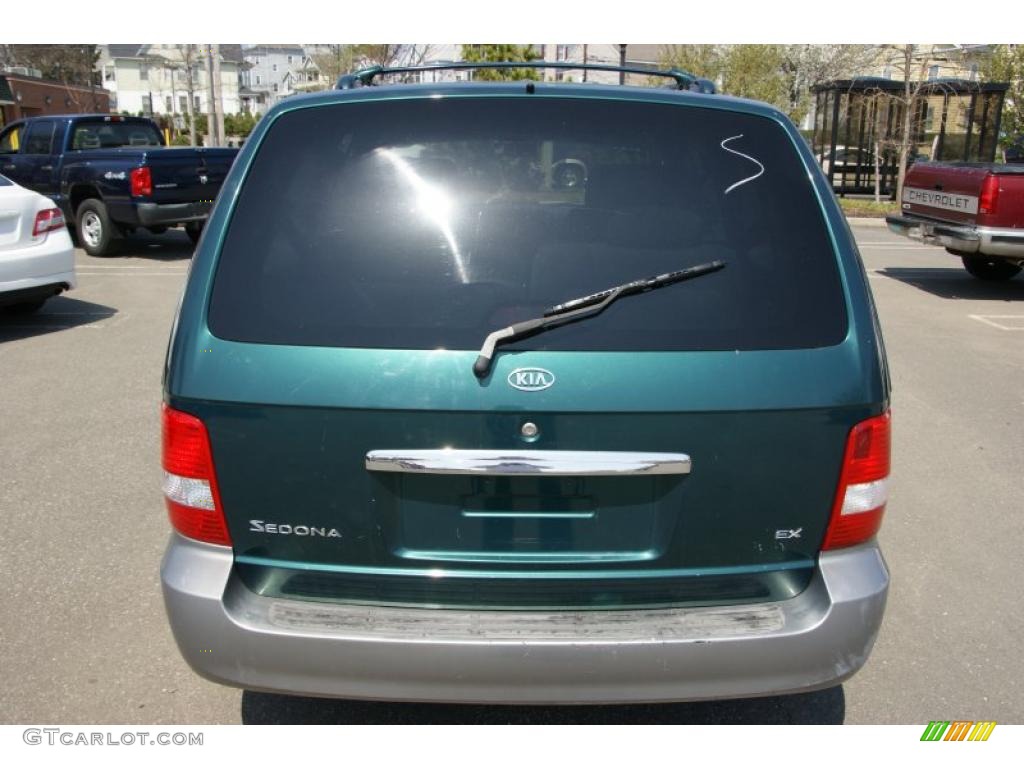 2003 Sedona LX - Dark Emerald Green / Gray photo #5