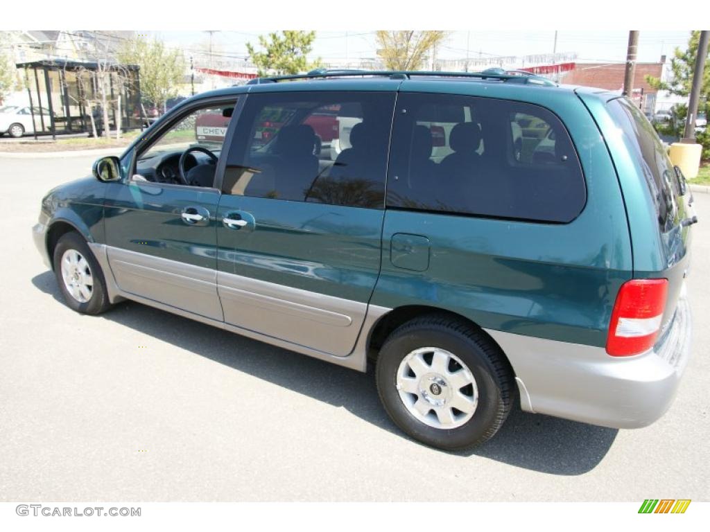 2003 Sedona LX - Dark Emerald Green / Gray photo #6