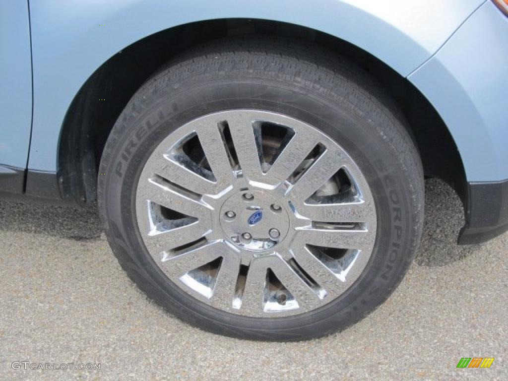 2008 Edge Limited - Light Ice Blue Metallic / Charcoal photo #3