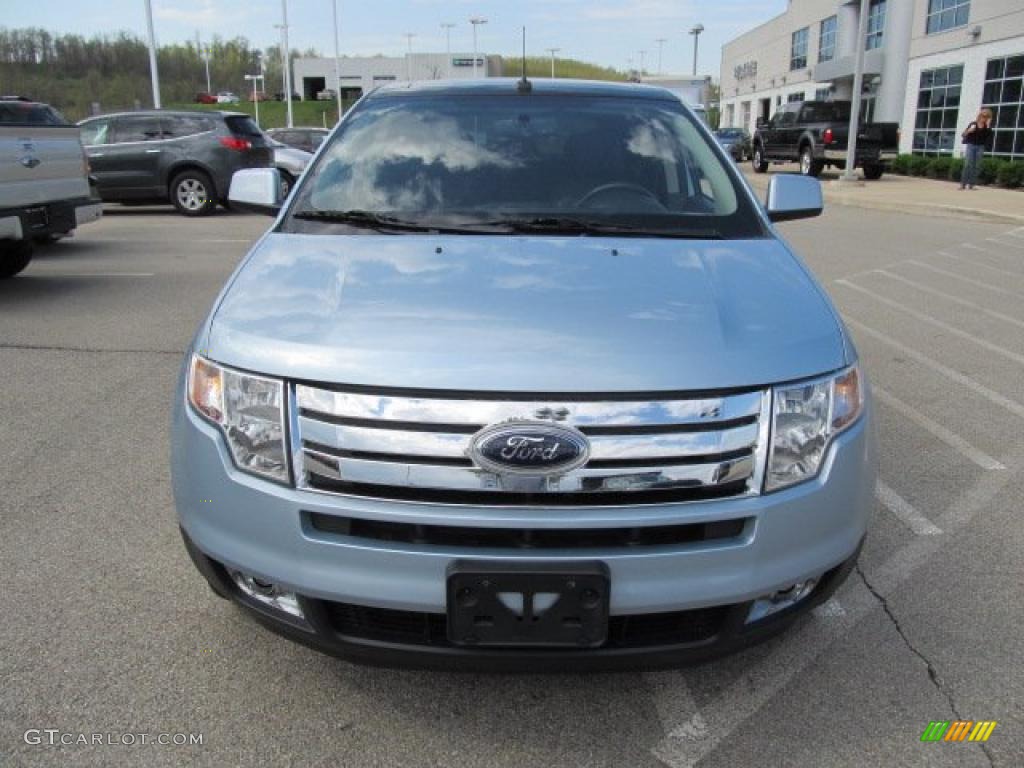 2008 Edge Limited - Light Ice Blue Metallic / Charcoal photo #4
