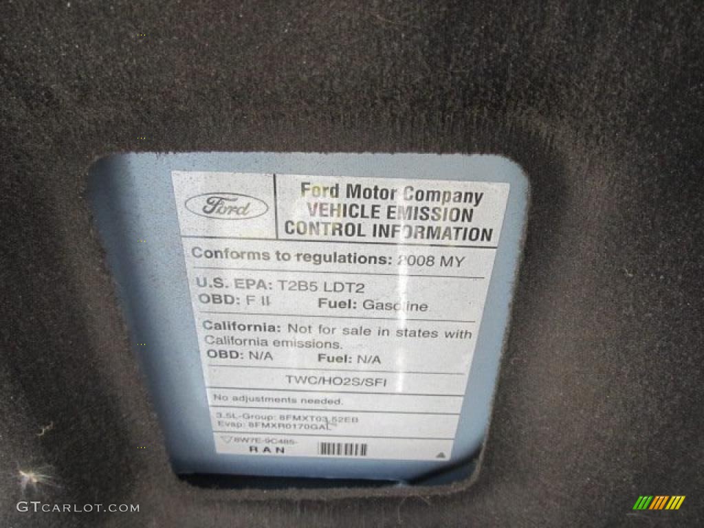 2008 Edge Limited - Light Ice Blue Metallic / Charcoal photo #10