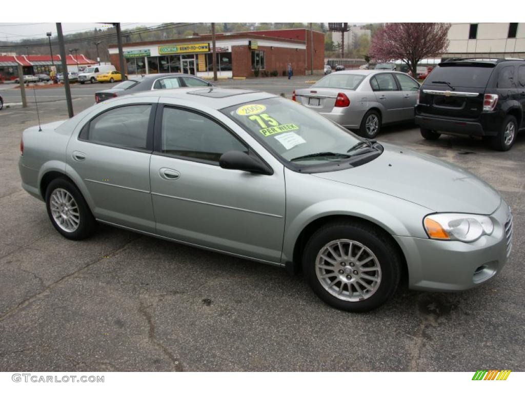 Satin Jade Pearl 2005 Chrysler Sebring Sedan Exterior Photo #48548768