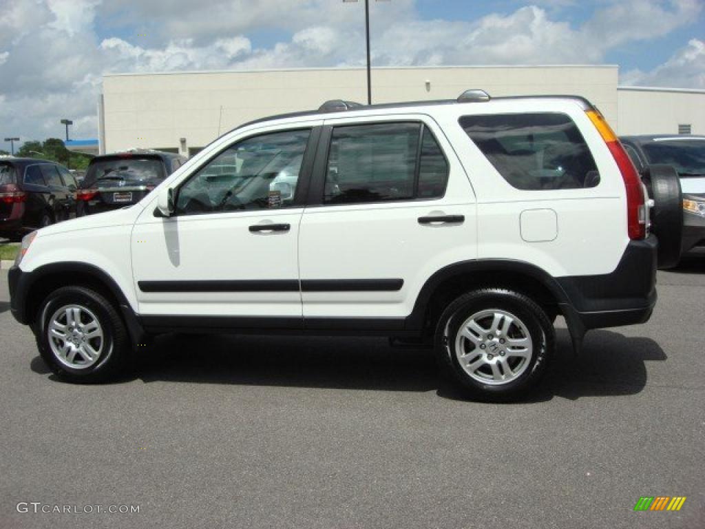 2003 CR-V EX 4WD - Taffeta White / Gray photo #3