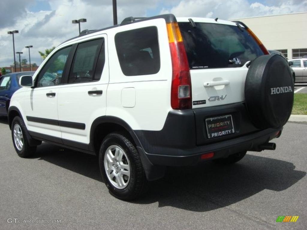 2003 CR-V EX 4WD - Taffeta White / Gray photo #4