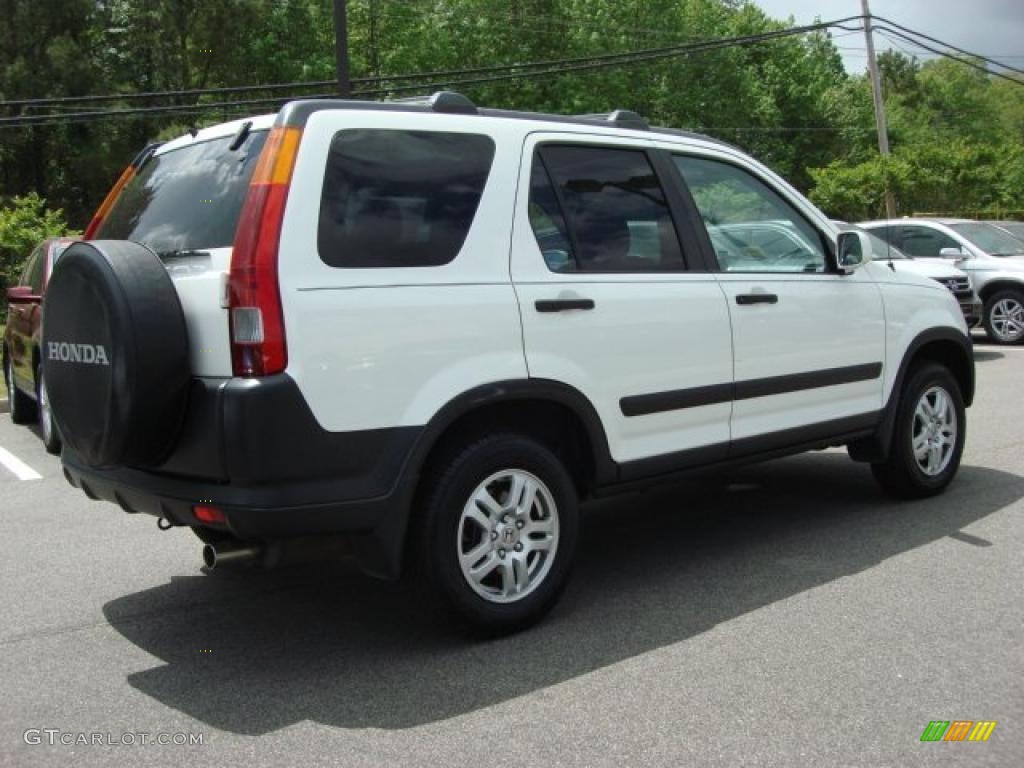 2003 CR-V EX 4WD - Taffeta White / Gray photo #6