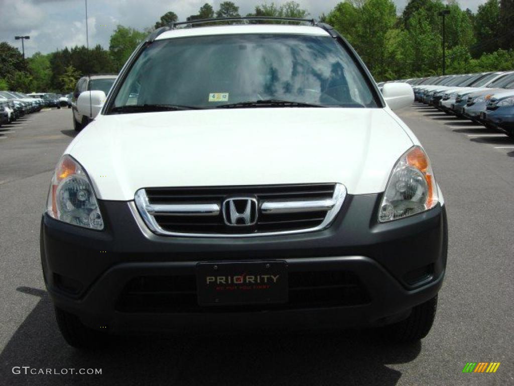 2003 CR-V EX 4WD - Taffeta White / Gray photo #9