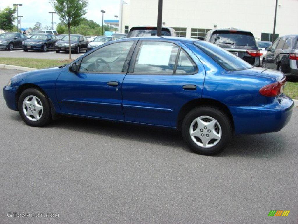 2003 Cavalier Sedan - Arrival Blue Metallic / Graphite Gray photo #3