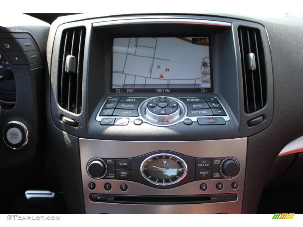 2010 Infiniti G  37 x S Anniversary Edition Sedan Controls Photo #48550688