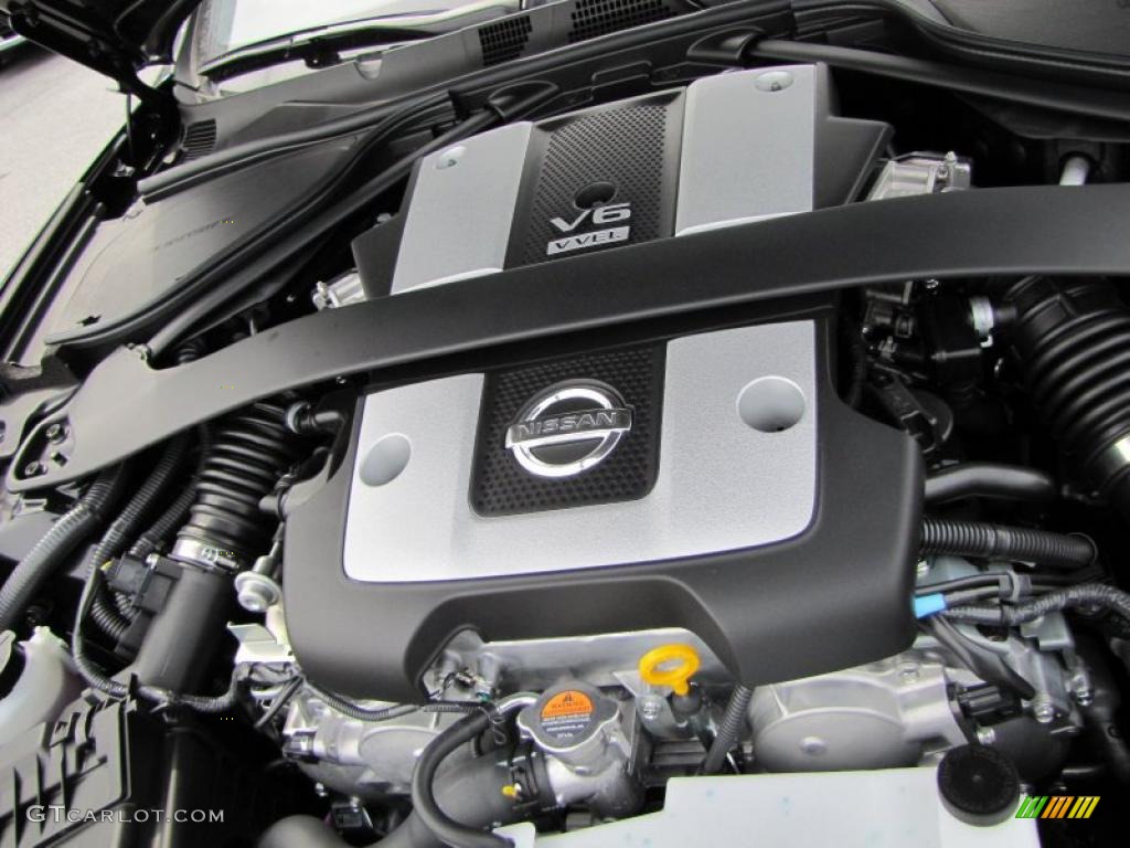 2011 Nissan 370Z Coupe 3.7 Liter DOHC 24-Valve CVTCS V6 Engine Photo #48551729