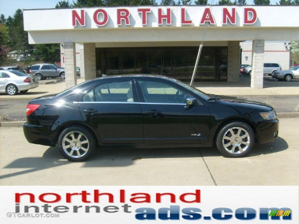 2008 MKZ AWD Sedan - Black / Light Stone photo #1