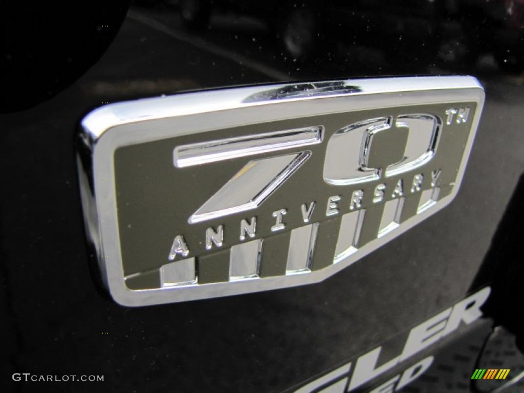2011 Jeep Wrangler Unlimited Sahara 70th Anniversary 4x4 Marks and Logos Photo #48552467