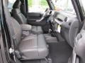 Black/Dark Olive Interior Photo for 2011 Jeep Wrangler Unlimited #48552509