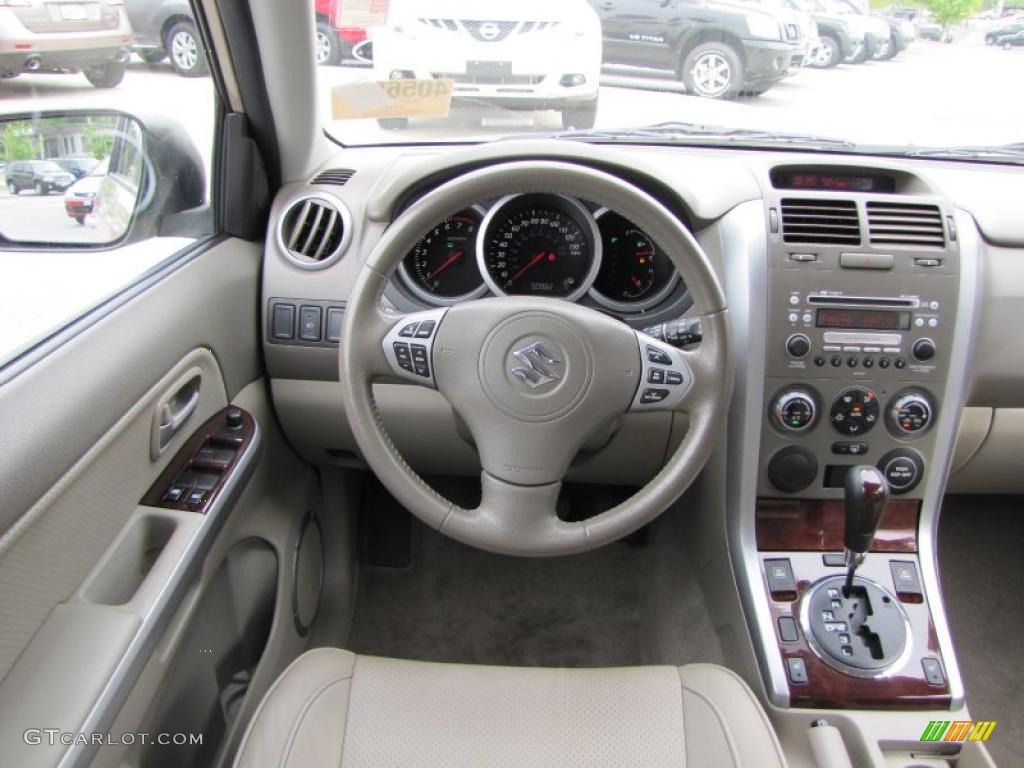 2007 Suzuki Grand Vitara Luxury Beige Dashboard Photo #48553019