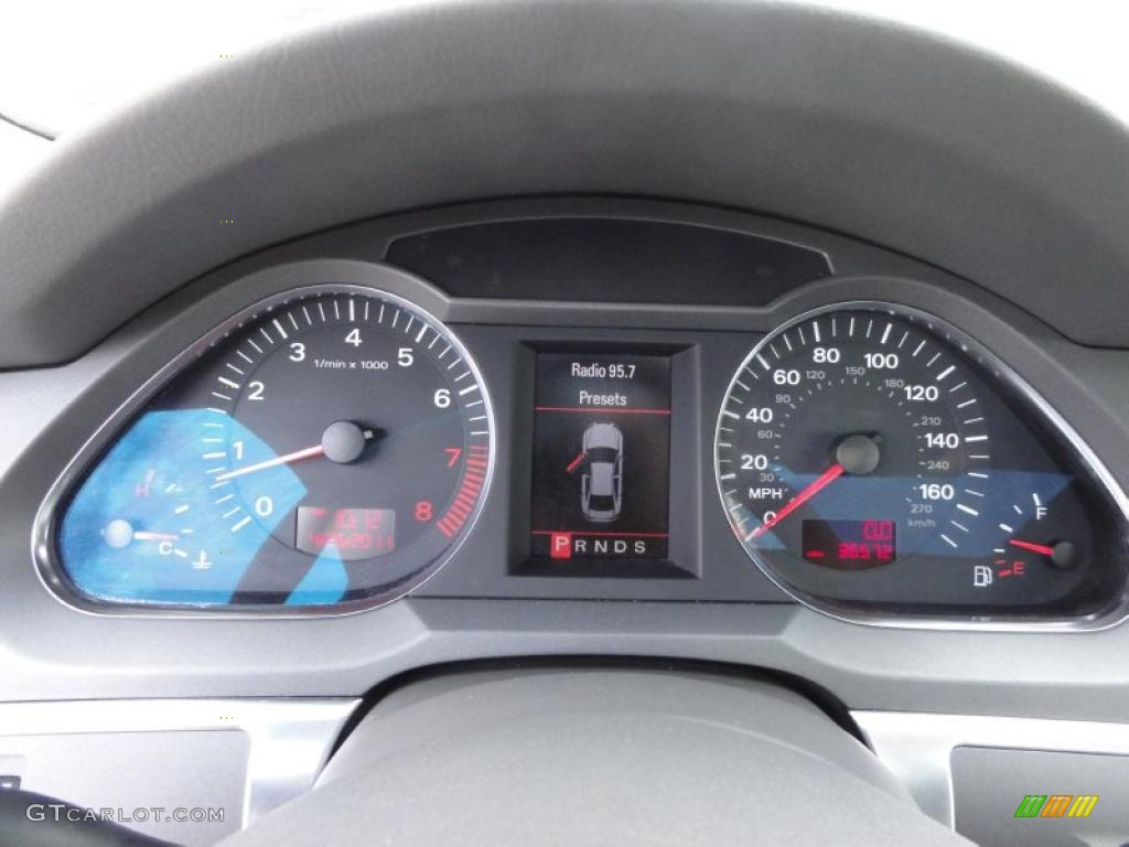 2006 Audi A6 3.2 quattro Avant Gauges Photo #48553616