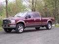 Dark Toreador Red Metallic 2006 Ford F250 Super Duty Lariat Crew Cab 4x4 Exterior