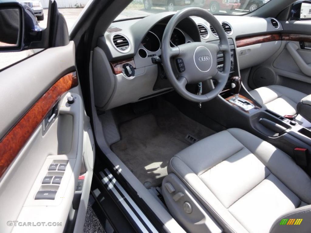 Platinum Interior 2003 Audi A4 3.0 Cabriolet Photo #48554816