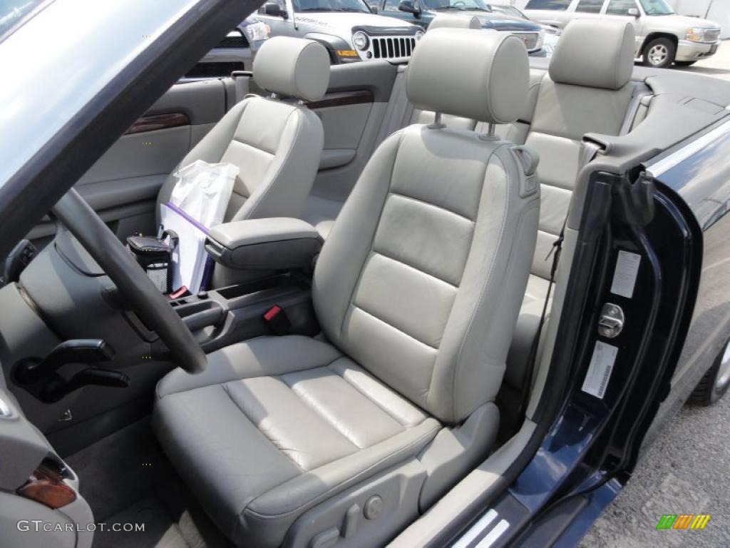 Platinum Interior 2003 Audi A4 3.0 Cabriolet Photo #48554843