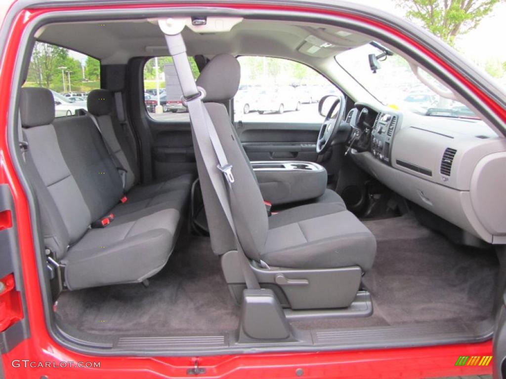 2010 Silverado 1500 LS Extended Cab - Victory Red / Dark Titanium photo #18