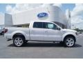 2011 White Platinum Metallic Tri-Coat Ford F150 Lariat SuperCrew 4x4  photo #2