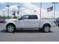 2011 White Platinum Metallic Tri-Coat Ford F150 Lariat SuperCrew 4x4  photo #5