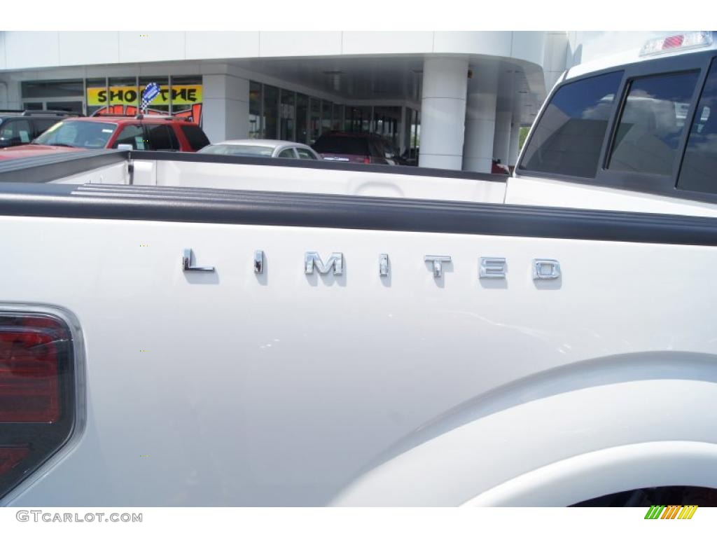 2011 F150 Lariat SuperCrew 4x4 - White Platinum Metallic Tri-Coat / Steel Gray/Black photo #21